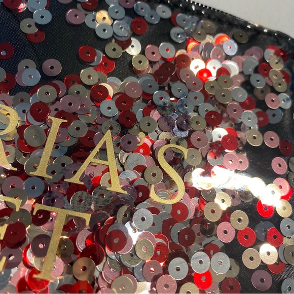 Victoria’s Secret Sequin Cosmetic Bag Pouch - Picture 9 of 12